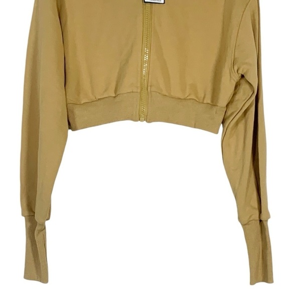 By Dylon Anderson Cropped Hooded Sweatshirt Jacket Size XS  NEW - Picture 6 of 10